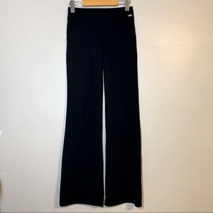 XS ROOTS Tall black wide leg active pants